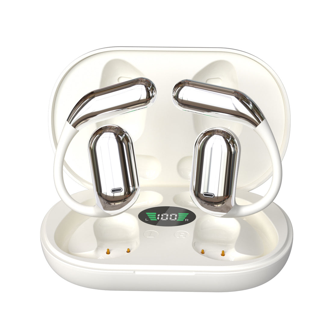 Open Bluetooth sports earphones with noise cancellation
