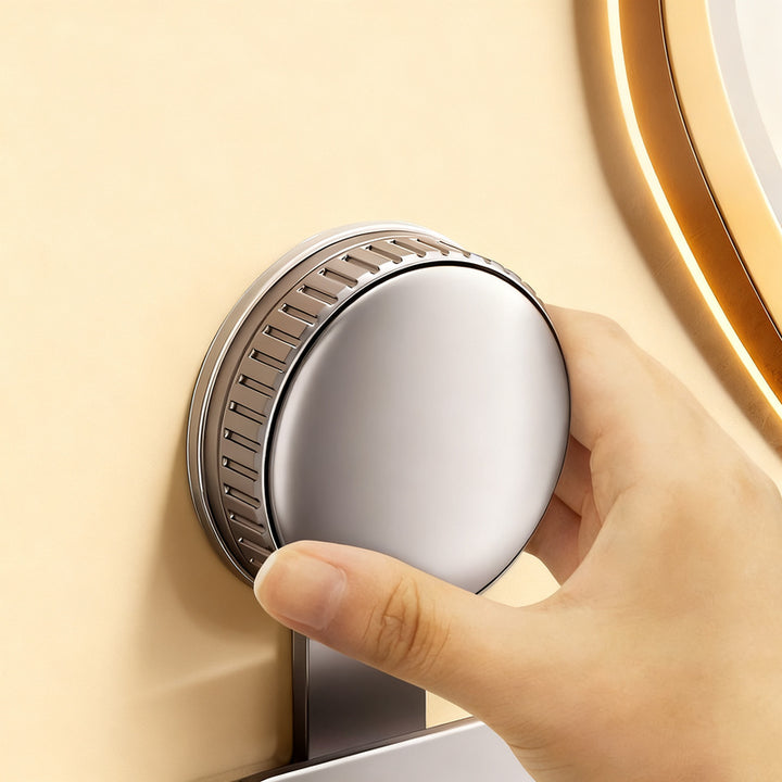 Suction cup holder for hair dryer and bathroom accessories