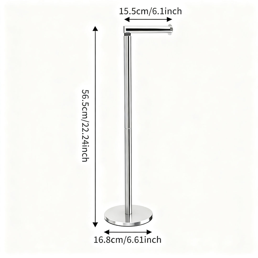Stainless steel kitchen roll holder