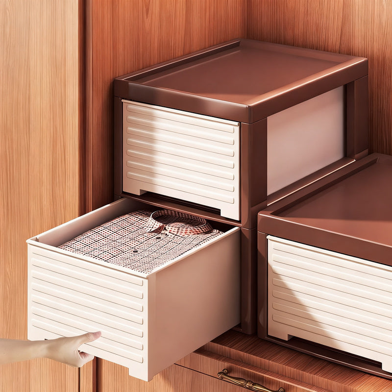 Plastic storage cabinet, multi-layer, with wheels