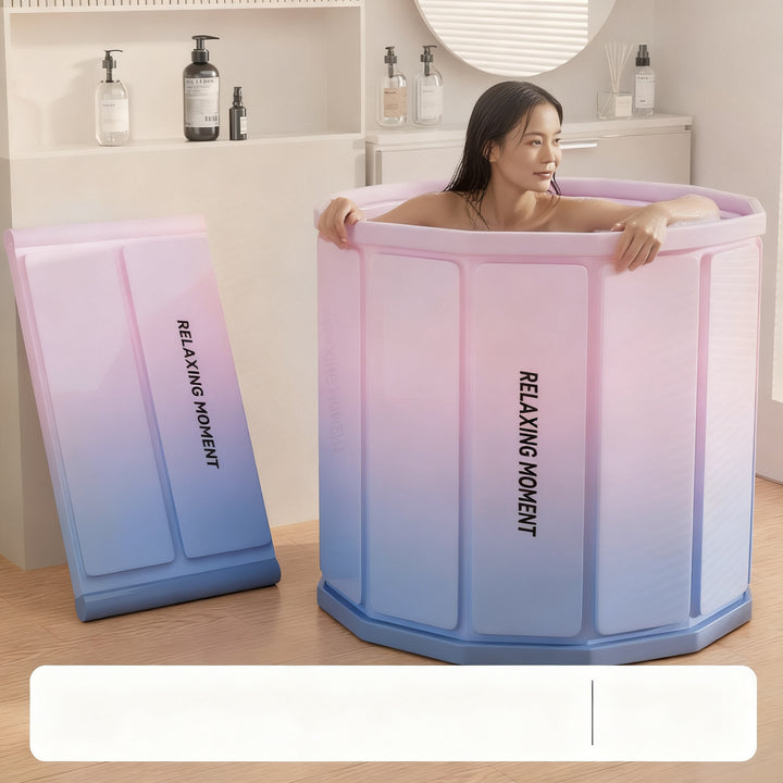 Foldable PVC Bathtub for Adults