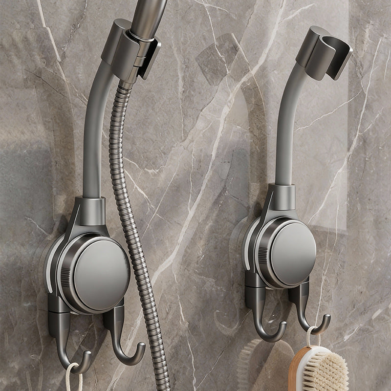Shower head holder without drilling with suction cup
