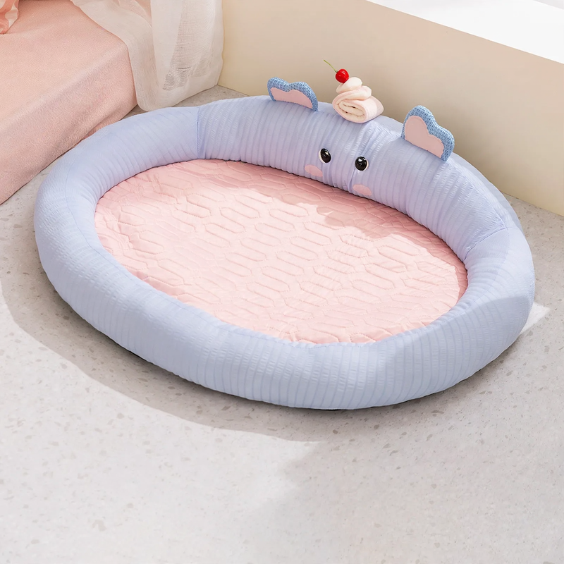Breathable pet mat made of rattan, summer