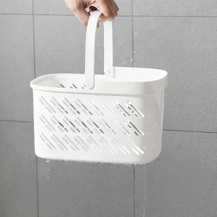 Bathroom storage basket made of PP