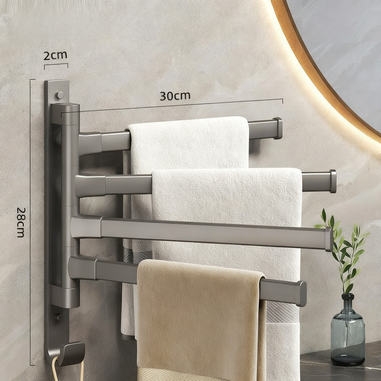 Towel holder with suction cup, foldable