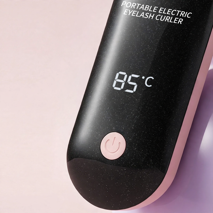 Electric Eyelash Curler with Heating and LCD Display
