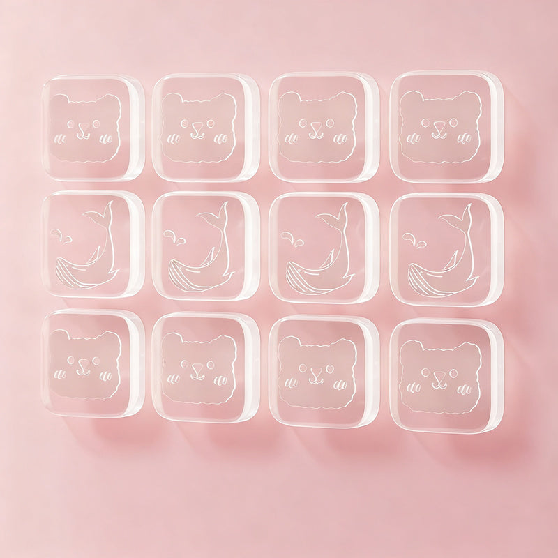 Silicone shock absorption buffer transparent