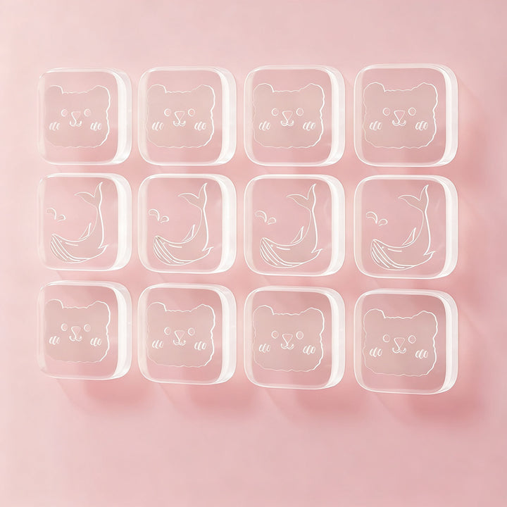 Silicone shock absorption buffer transparent