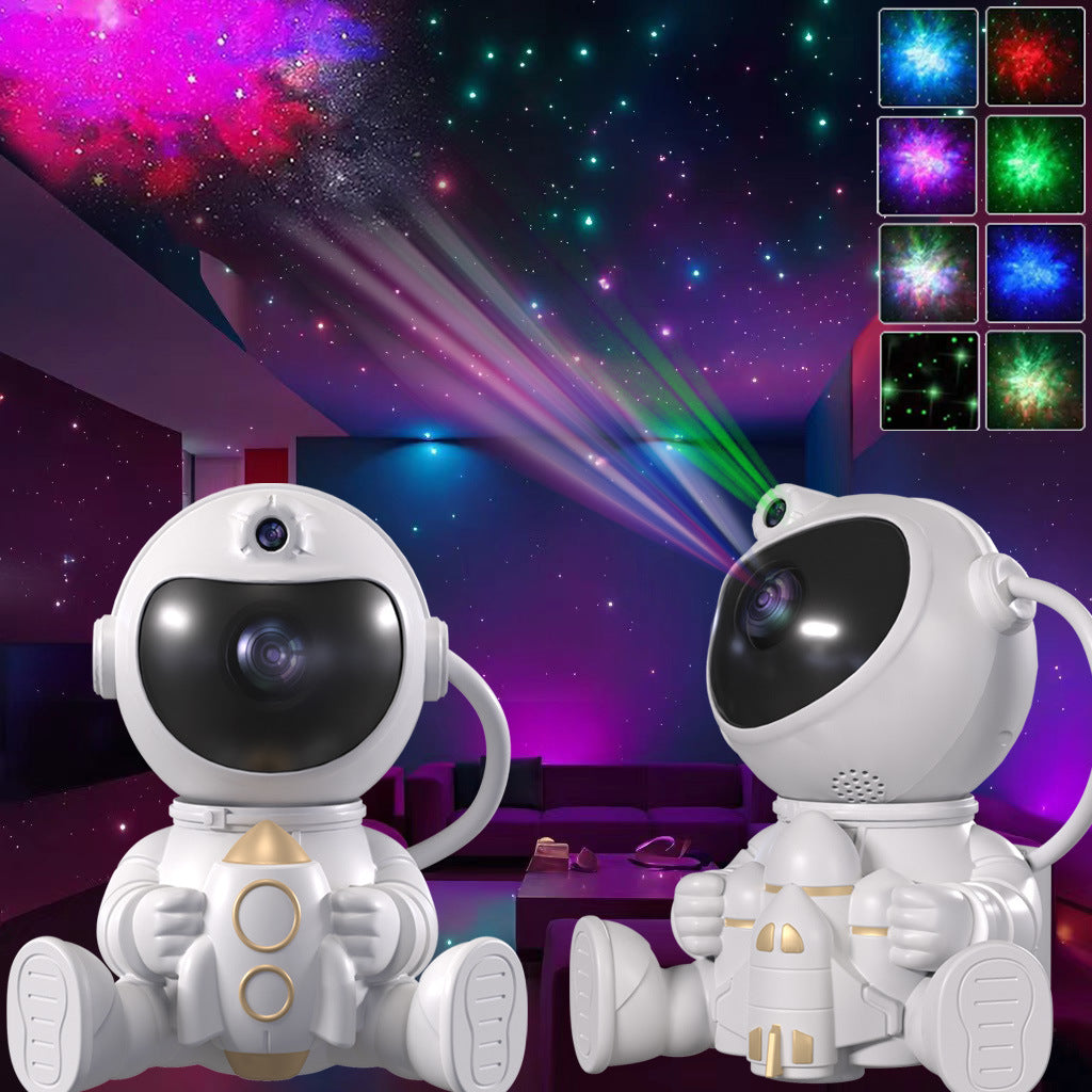 Astronaut mood light with starry sky projection