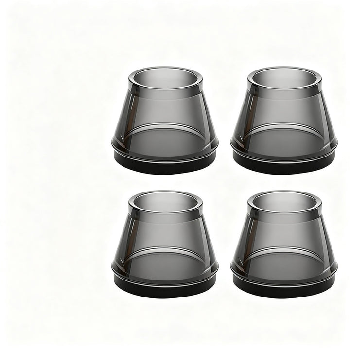 Silicone chair glides and furniture feet, round