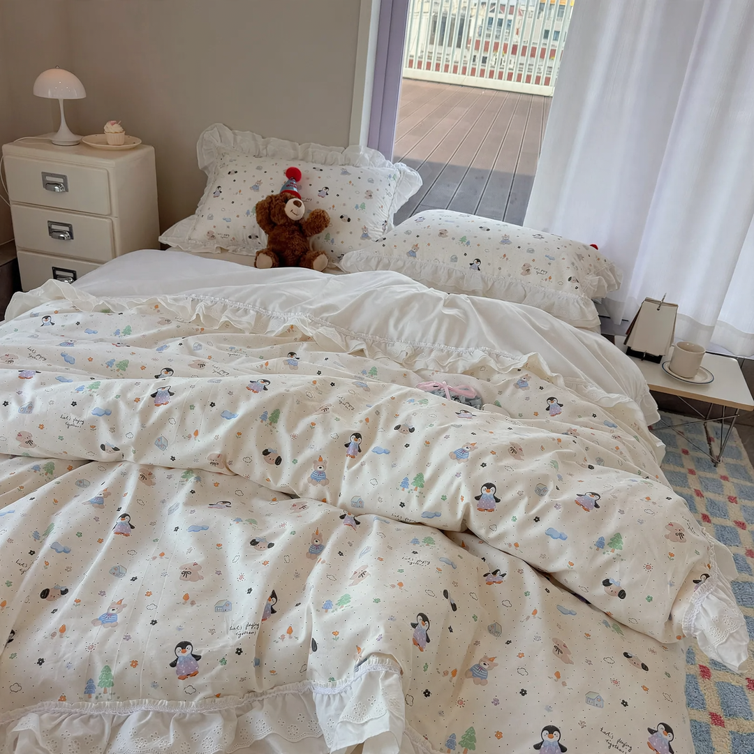 Cotton bedding, 4-piece, Korean style