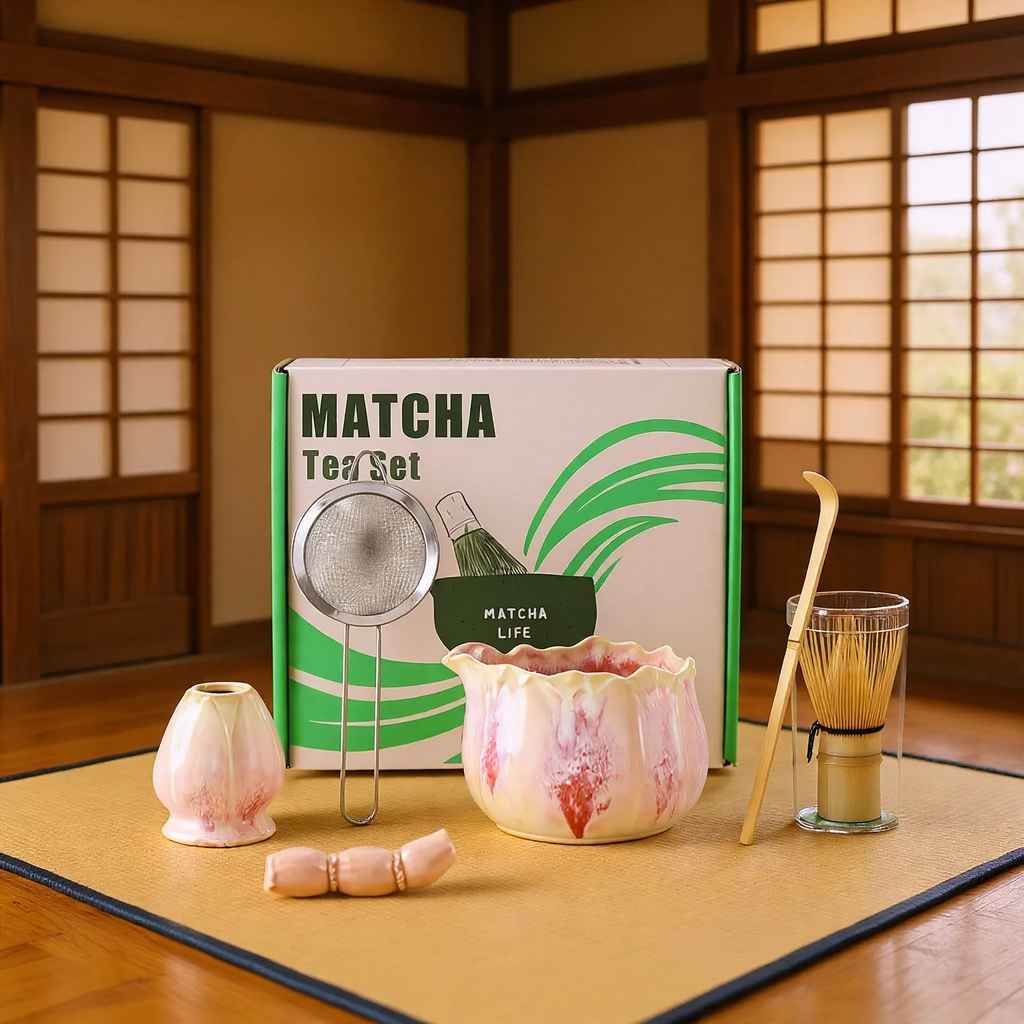 Japanese Matcha Set, 6-piece, ceramic