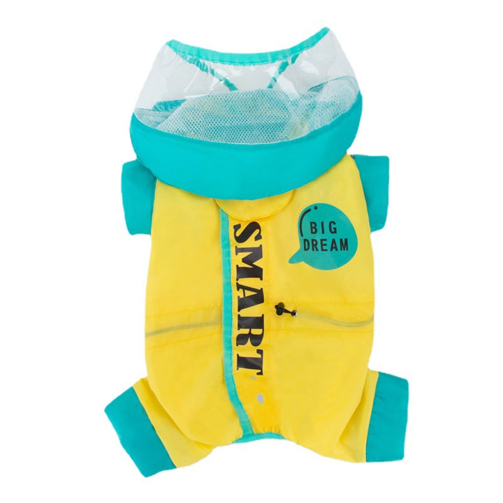 Waterproof raincoat for small and medium dogs