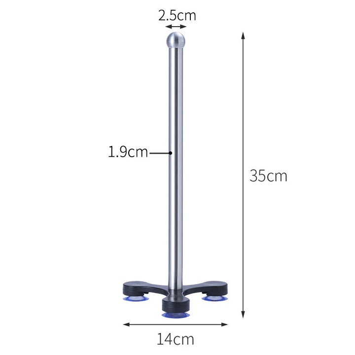 Stainless steel kitchen roll holder