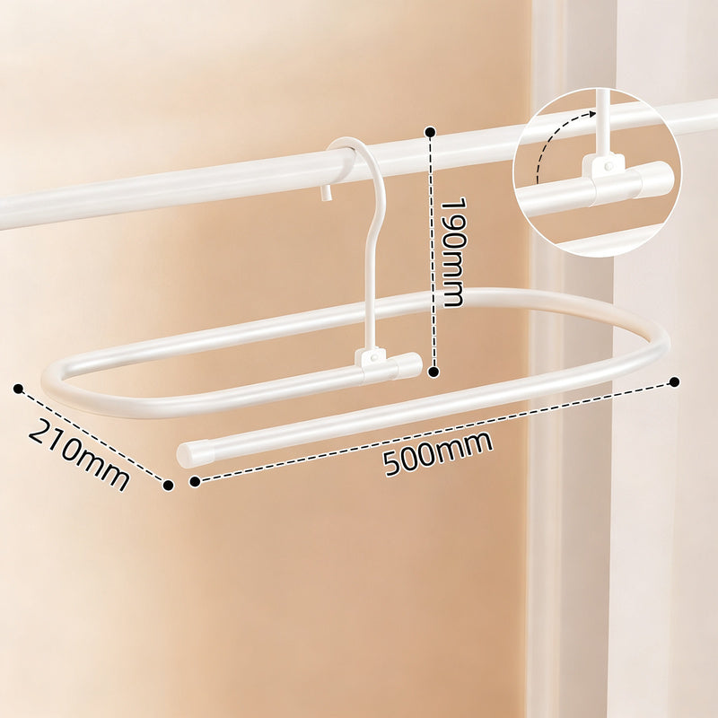 Clothes dryer spiral-shaped, round or oval