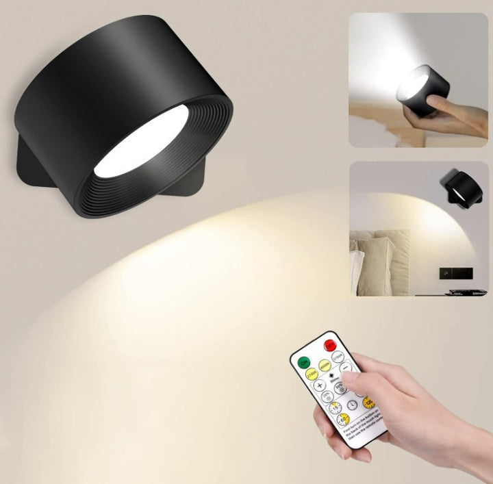 Wireless LED wall light with touch control