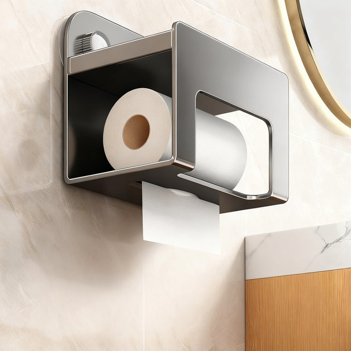 Wall-mounted paper towel box, dual use