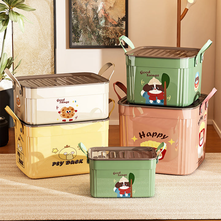 Storage box made of PP plastic, flat