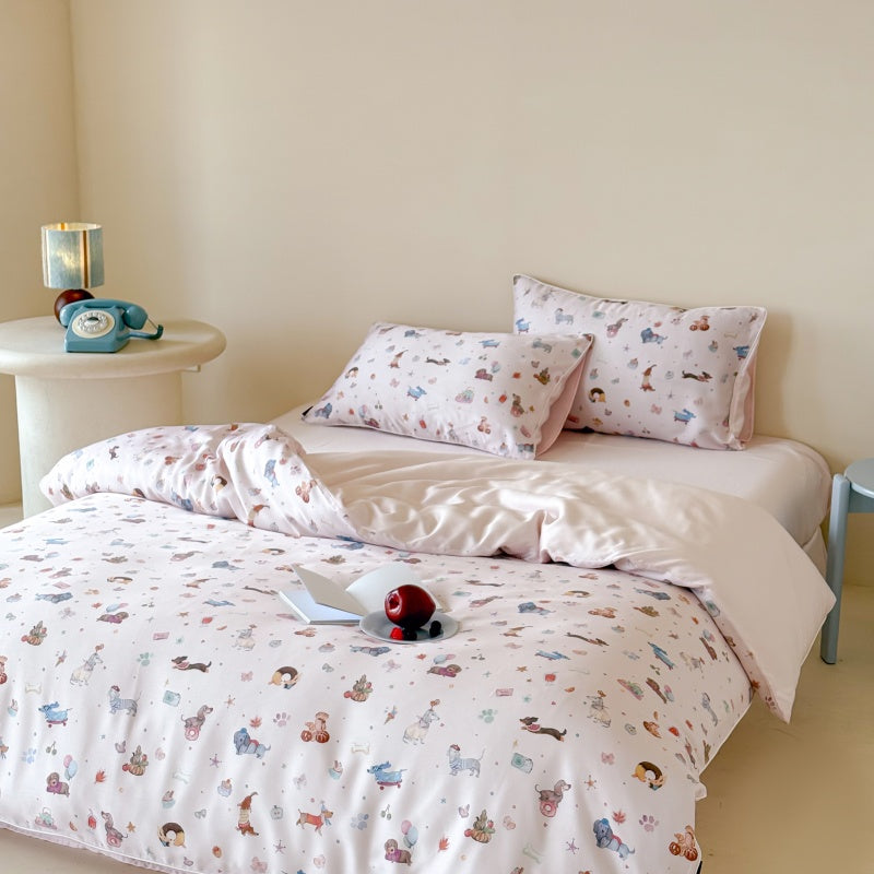 Lyocell bedding set, 4-piece, 3000–3500 g