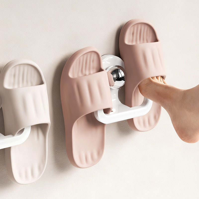 Shoe hanger with suction cup, no drilling required