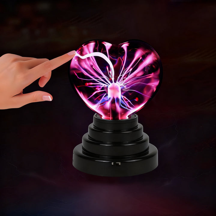 Plasma ball lamp, glass, 105×145 mm