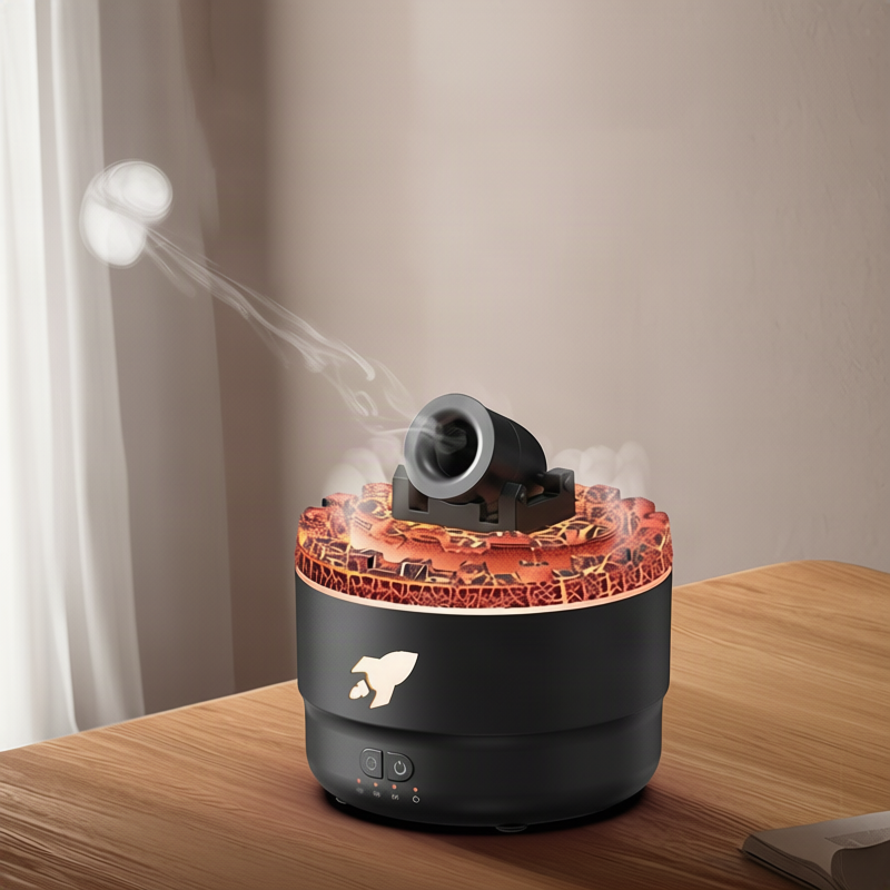 Ultrasonic diffuser with humidity function