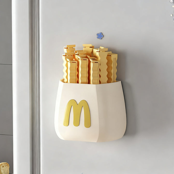 Magnetic closure clips for food bags