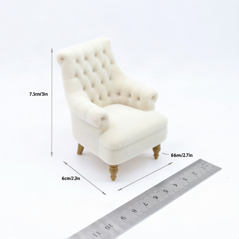 Miniature Armchair, Dollhouse Furniture