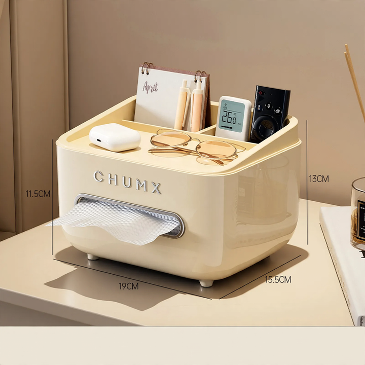 Plastic Tissue Box CD2390 with Storage