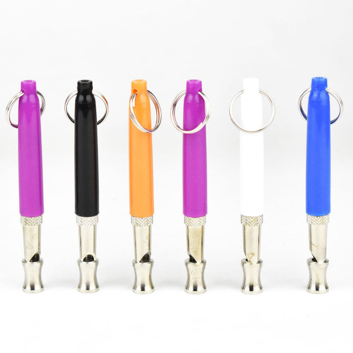 Plastic dog whistle, multiple colors