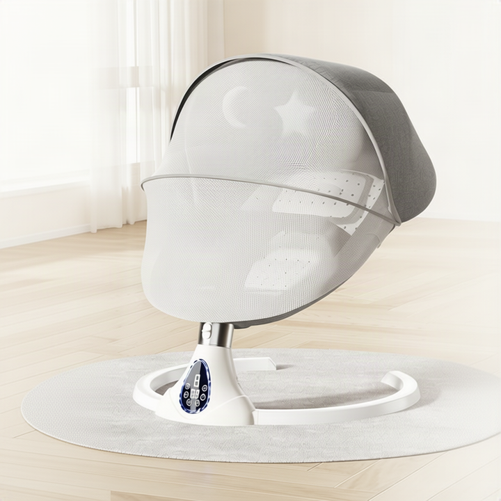 Baby bouncer with music and toys, from birth