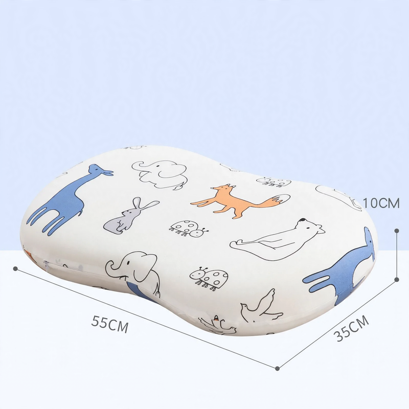Kids' pillow with wave design made of memory foam