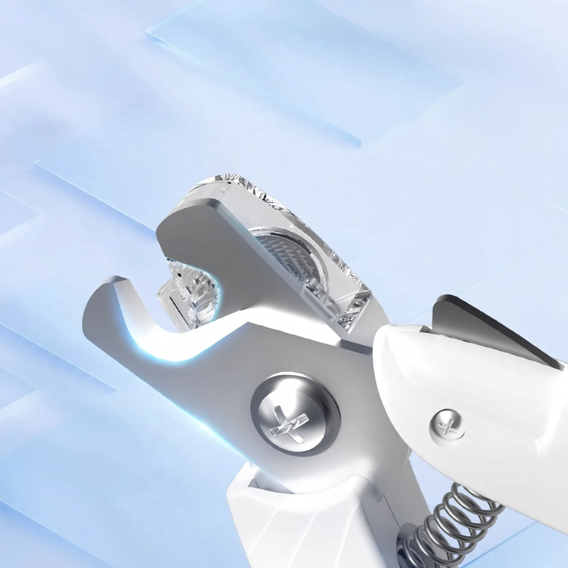 Nail clippers for cats and dogs with LED light