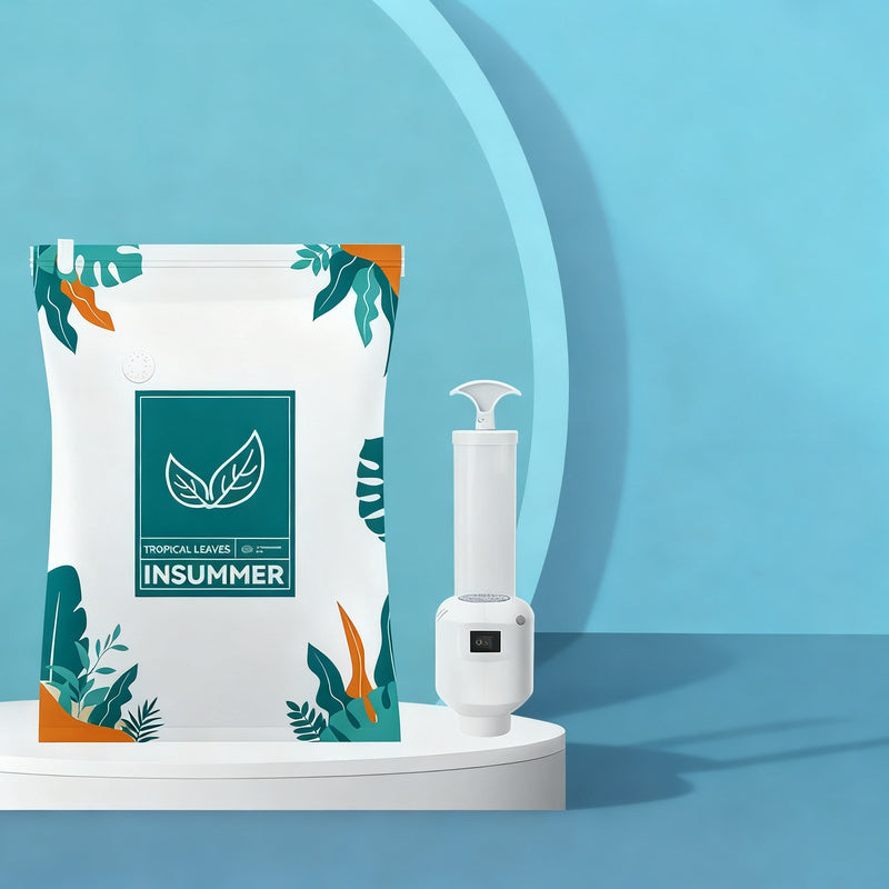 Vacuum compression bags for clothing and bedding