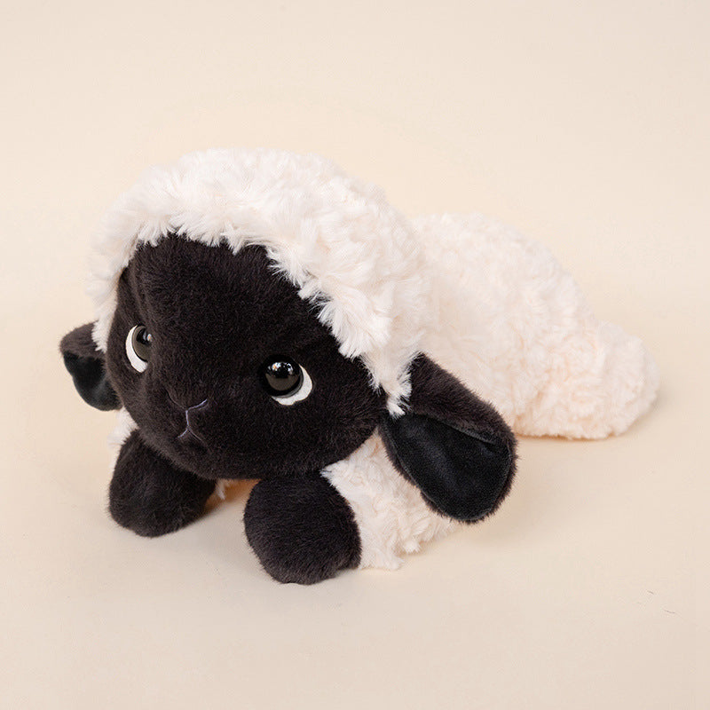 Plush sheep, comfort doll, stuffed animal