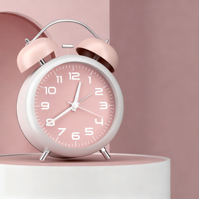 Alarm clock with hands and night light