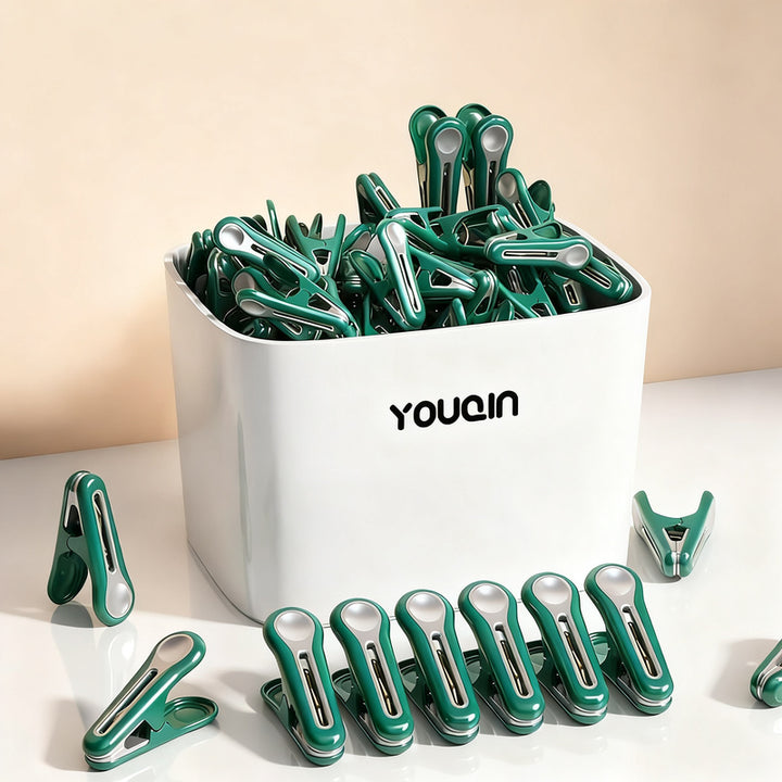 Plastic clothespins, residue-free, set of 12 to 48