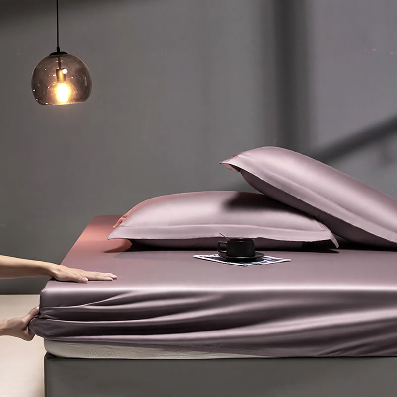 High-quality cotton fitted sheets, 100% cotton, satin weave