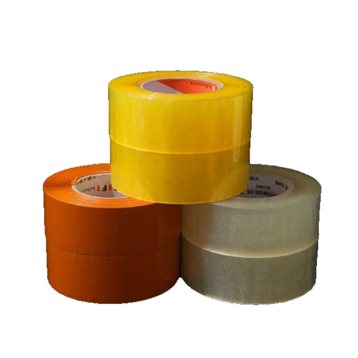 Transparent tape for packaging