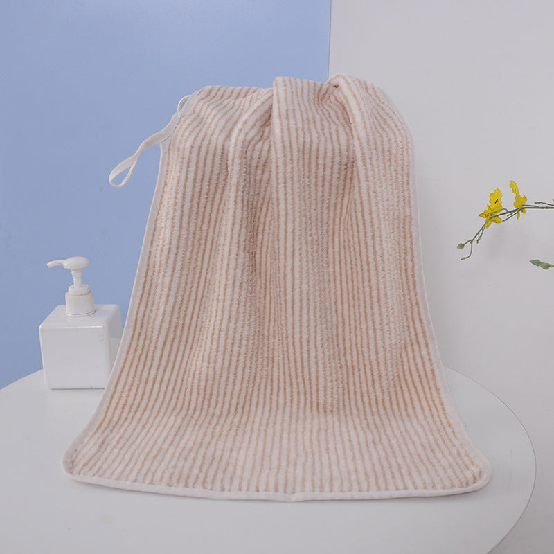 Bath towel and hand towel made of coral fleece