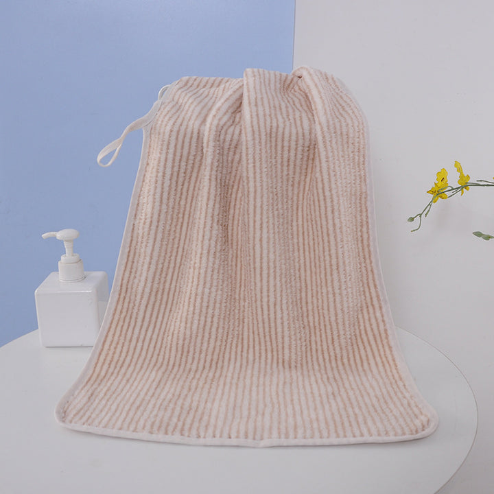 Bath towel and hand towel made of coral fleece