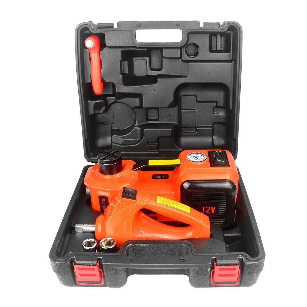 Electric car jack 5 tons with air pump