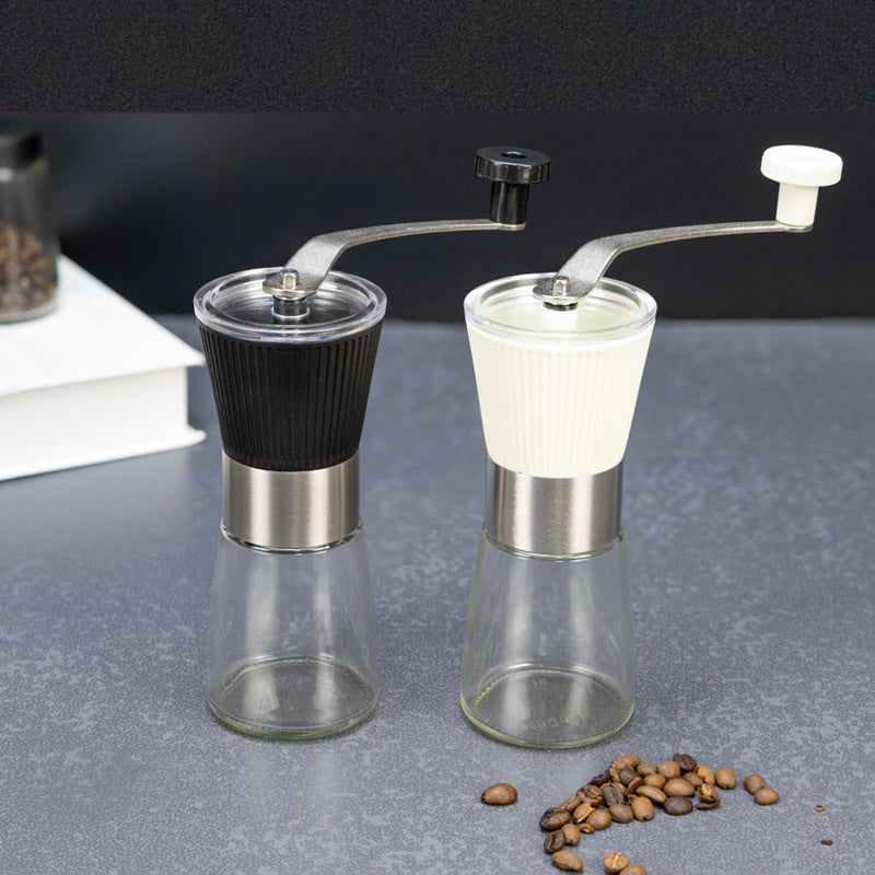 Hand coffee grinder made of stainless steel