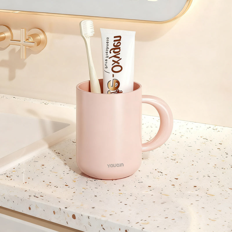 Plastic rinse cup, antibacterial, modern design