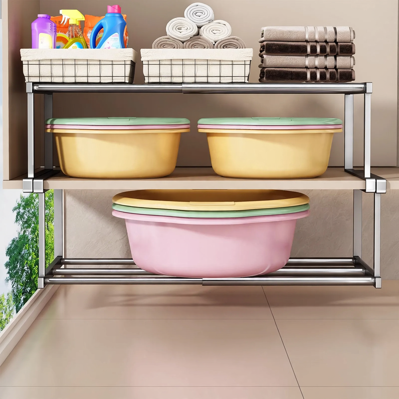 Washbasin shelf bathroom, extendable