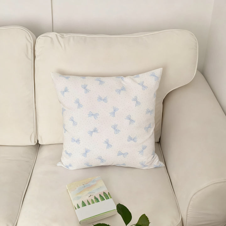 Decorative cushion with flock fabric, 40–45 cm