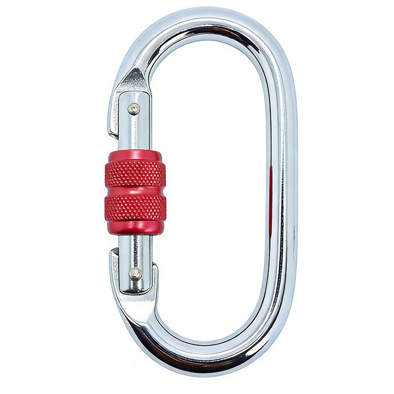Safety carabiner made of carbon steel