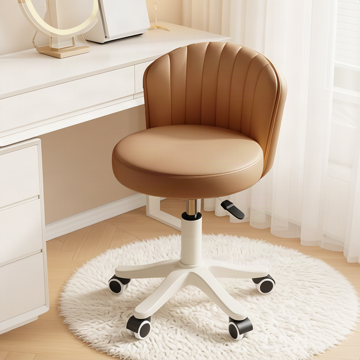 Bar stool with bowl and high backrest