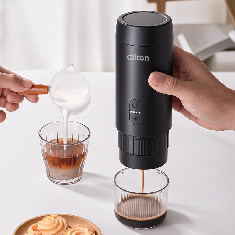 Espresso machine, portable, semi-automatic