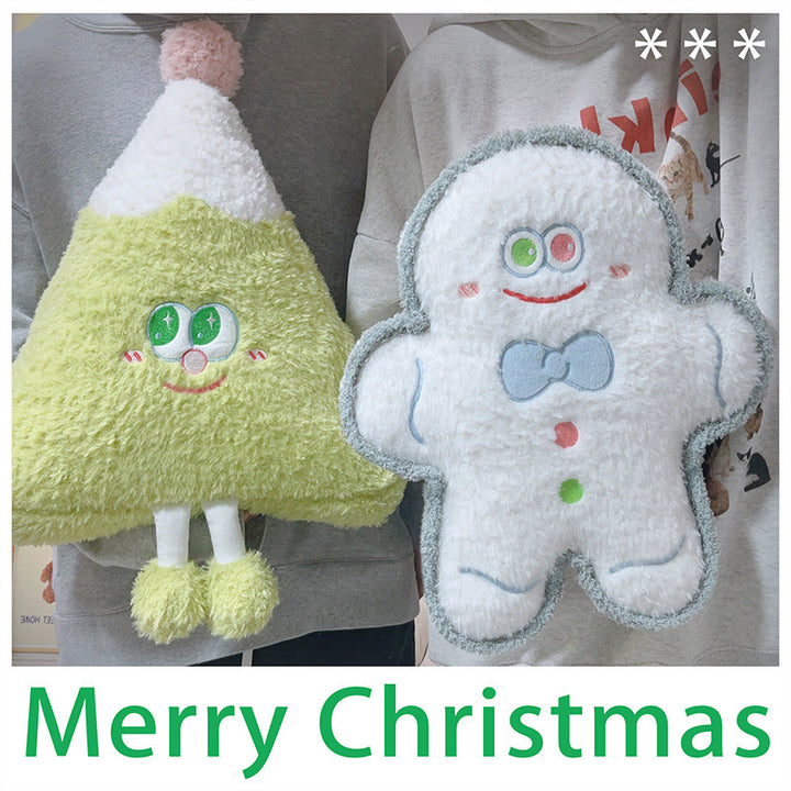 Christmas decorative cushion, plush, various motifs